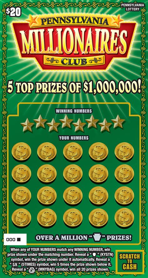 Pennsylvania lottery scratch off games - Doc Louallen. USA TODAY. 0:04. 13:14. A Michigan man who won $1 million in a scratch-off lottery game was so overwhelmed with excitement, he had to check his …